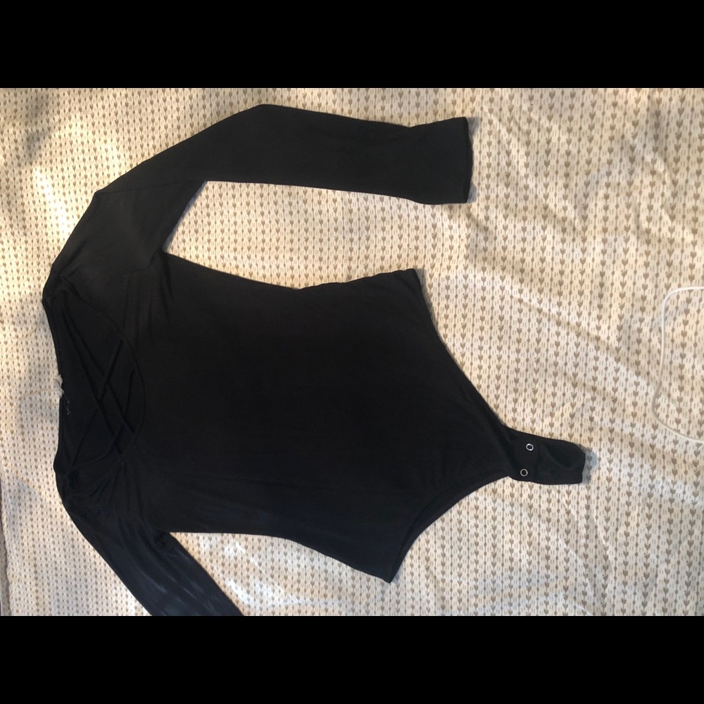 Cross laced GARAGE body suit